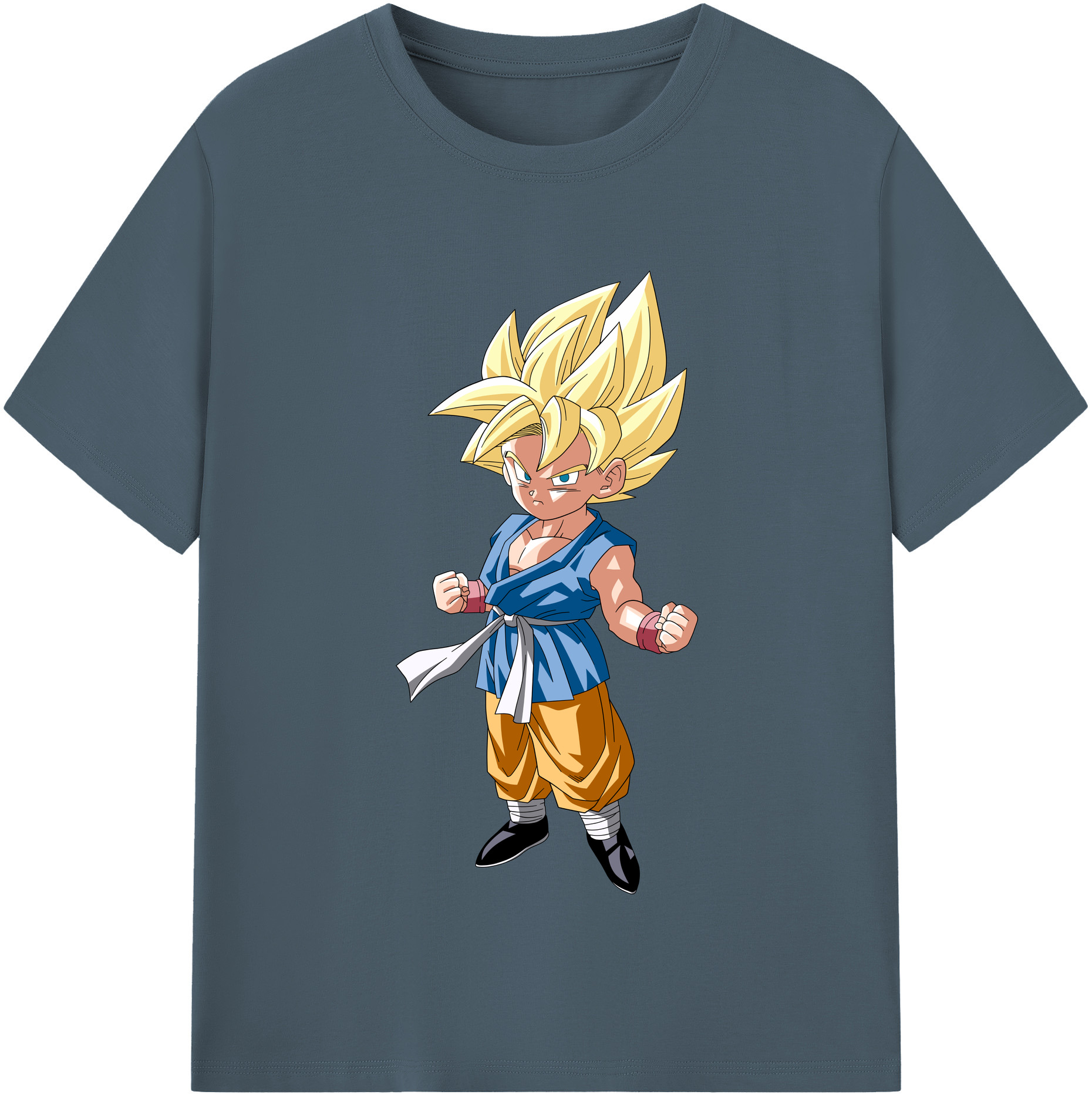 （画像用） ドラゴンボール 孫 悟飯（そんごはん）DRAGON BALL Son Gohan 綿100％半袖Tシャツ（フロントプリント）